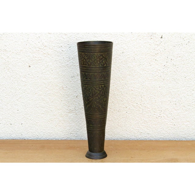 Antique Scholar's Verdigris Bronze Vessel For Sale - Image 4 of 8