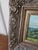 Late 20th Century Original Landscape Oil Painting in Ornate Carved Wood Frame, Impressionist Countryside Artwork, Cottage Wall Decor, Nature Art For Sale - Image 11 of 13