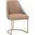 Transitional Essentials For Living Parissa Leather Armless Dining Chairs- Set of 2 For Sale - Image 3 of 9