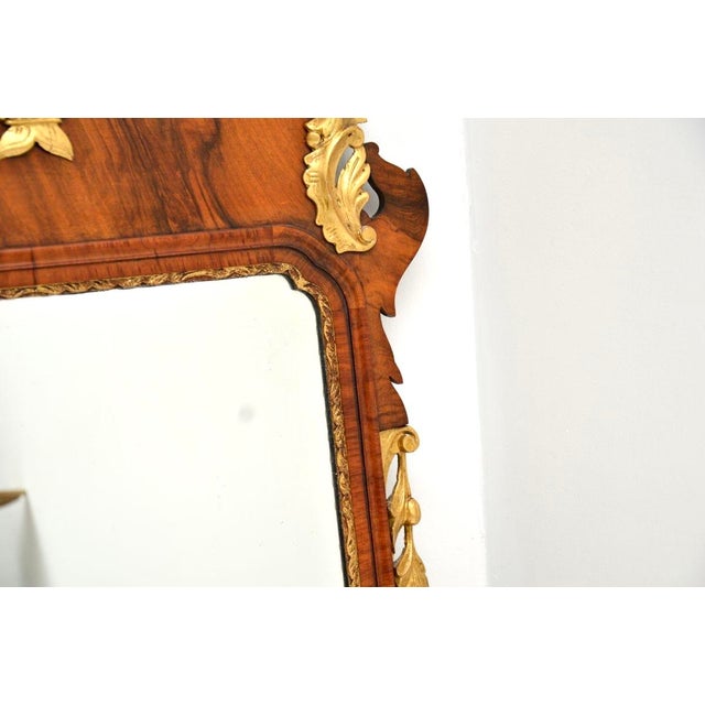 Early 19th Century Large Antique Georgian Parcel Gilt Mirror, 1800s For Sale - Image 5 of 11