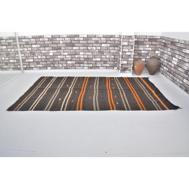 Handmade wool carpet in Turkish Anatolia , Vintage Oushak Rug,Turkish Vintage Anatolian Rug, Handmade wool Rug . One Of...