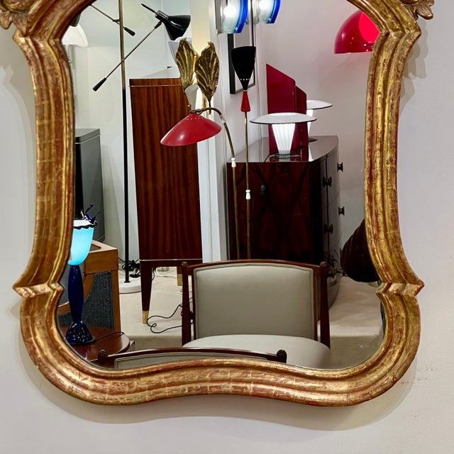 18th Century Fine Pair of Baroque Giltwood Mirrors For Sale In New York - Image 6 of 18