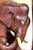 Vintage 1960s Thai Hand-Carved Teak Elephant Table Lamp For Sale - Image 12 of 18
