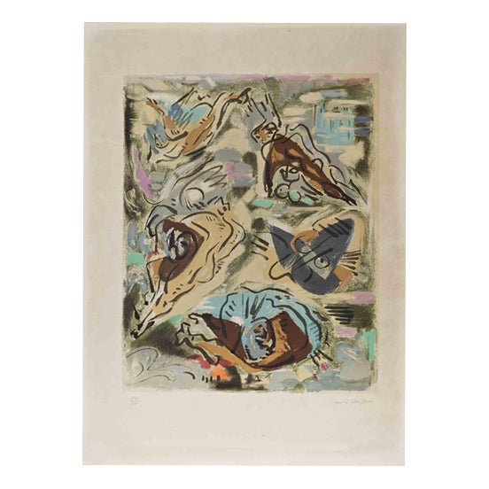 André Masson, Composition, 1971, Lithograph For Sale