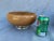 Tan Mid Century Sterling Footed Turned Wood Bowl For Sale - Image 8 of 12