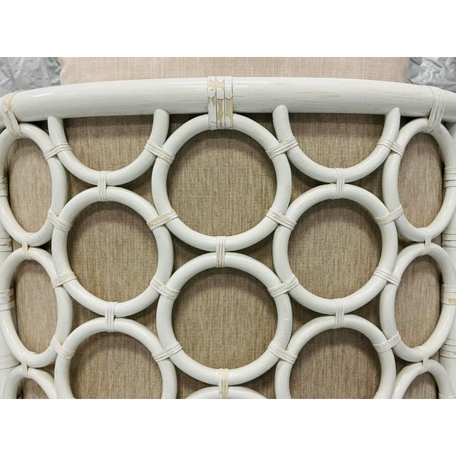 Pair of American Rattan Barrel Chairs by McGuire, Usa 1980s For Sale - Image 10 of 18