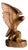 Black Forest Carved Wood Eagle Figurine For Sale