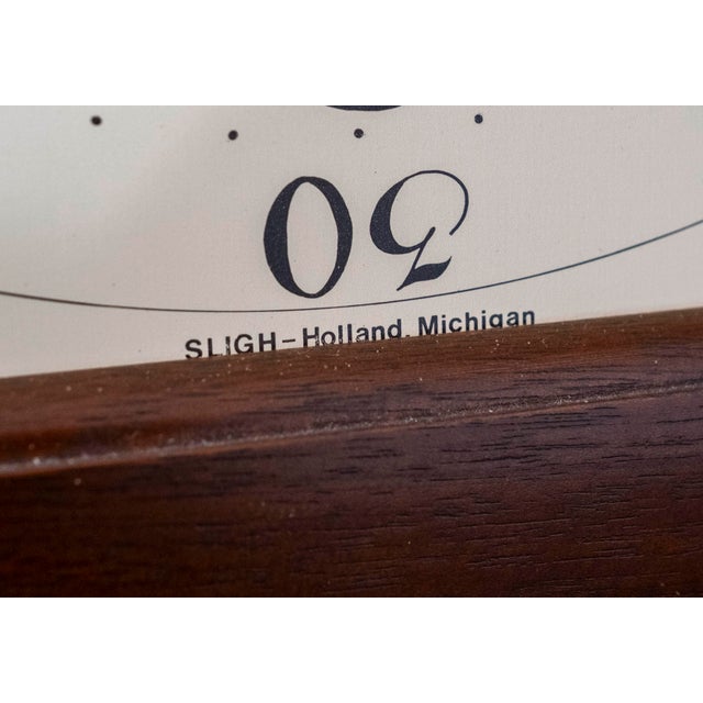 Sligh-Lowry Furniture Co. Sligh Thomas Harland Inlaid Mahogany Grandfather Clock For Sale - Image 4 of 18