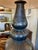 Large Mid-Century Chalkware Ebony Lamp For Sale - Image 10 of 11
