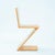 Set of 4 ash wood Zchairs. The Zig Zag chair was designed by Gerrit Rietveld. This iconic design from 1934 is one of the...
