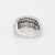 Mid 20th Century 2ct French Cut Diamond Ring Vintage Platinum Band Sz 5.5 Estate Fine Jewellery For Sale - Image 5 of 7