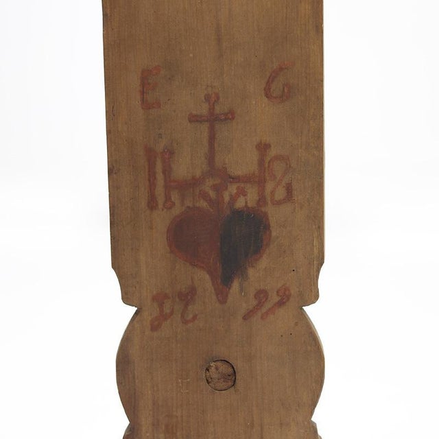A remarkable antique flax-beating stick dating from 1799, used in the traditional processing of flax. This original...