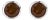 .925 Sterling Silver 6MM Bezel Set Created Red Garnet Solitaire Stud Earrings For Sale