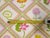1970s United DeSoto Floral Diamond Motif 70s Vintage Wallcovering For Sale - Image 5 of 10