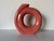 Postmodern 1980s Postmodern Sculptural Coral Pink Glazed Ceramic Vase by Jessica For Sale - Image 3 of 12