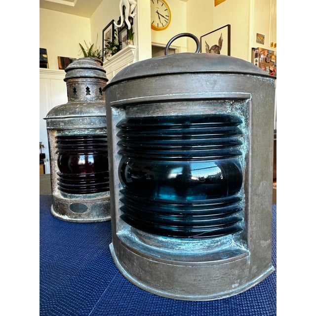 Early 20th Century Early 20th Century Perko Tiebout Marine Lanterns For Sale - Image 5 of 8