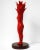 2021 “Red Transition” Contemporary, Red, Mixed Media, Acrylic and Wood Sculpture by Nana De La Fuente For Sale - Image 4 of 12