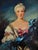 French 18th Century Attributed Jean-Marc Nattier Oil Portrait of Madame De Pompadour For Sale - Image 3 of 12