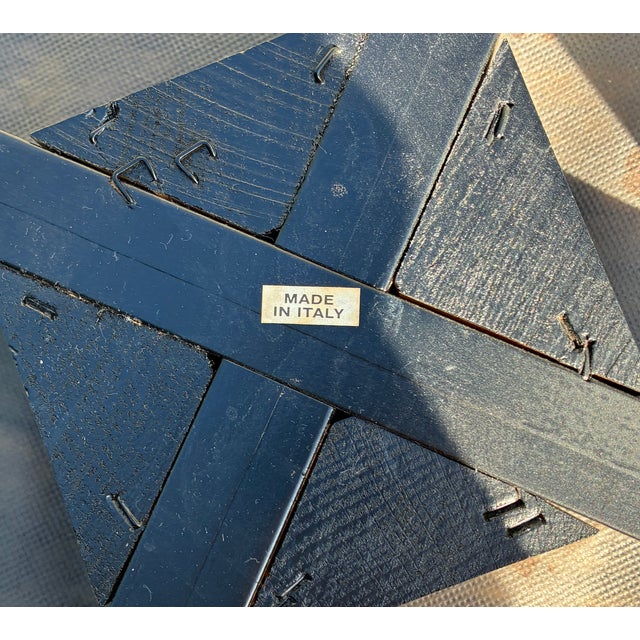 Wood Pace Collection Bar Stools — Set of 3 — Black Lacquer & Chrome For Sale - Image 7 of 12