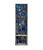 Pair of vintage mid-century modern abstract colored stained glass windows. Glass is in cast stone. Set in aluminum frames....