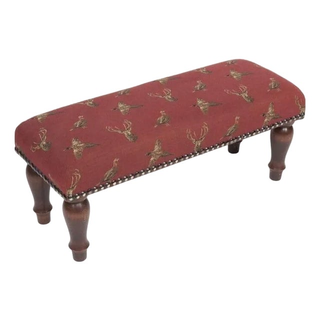 Highland Claret Narrow Stool For Sale