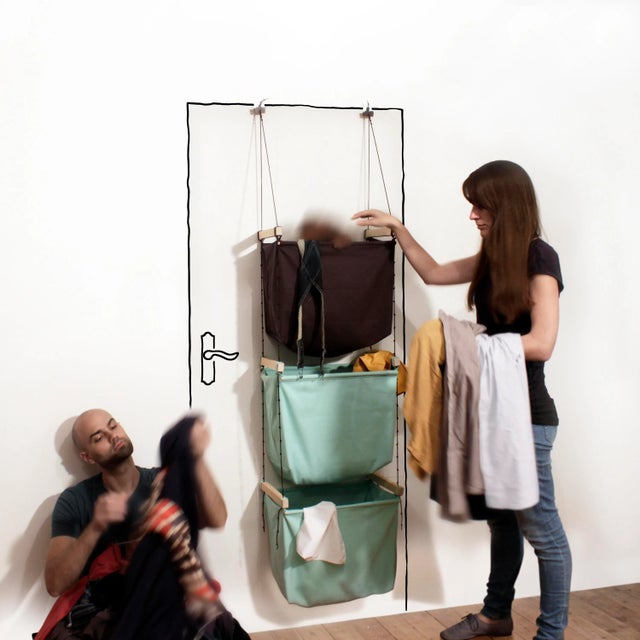 LAUNDRY [v1] Laundry Door Shelf by Debora Däubl & Andreas Radlinger For Sale - Image 10 of 10