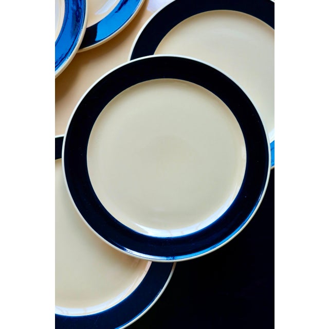 1950s Vintage Dessert Plates and Serving Platter from Villeroy & Boch, 1950s, Set of 7 For Sale - Image 5 of 11