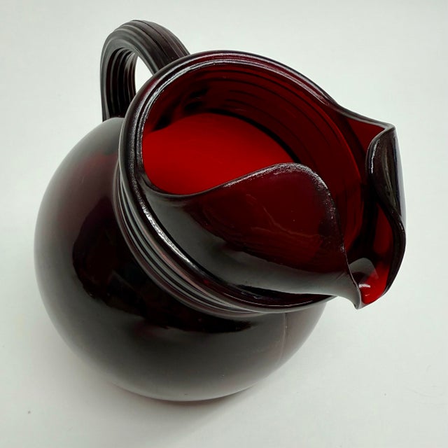 Perfect for the summer sun. This cool pitcher looks so awesome in the sun. Heavy glass pitcher with an ice cube lip to...