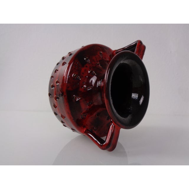 Italian Strawberry Ceramic Vase by Fratelli Fanciullacci for Bitossi, 1960s For Sale - Image 11 of 17