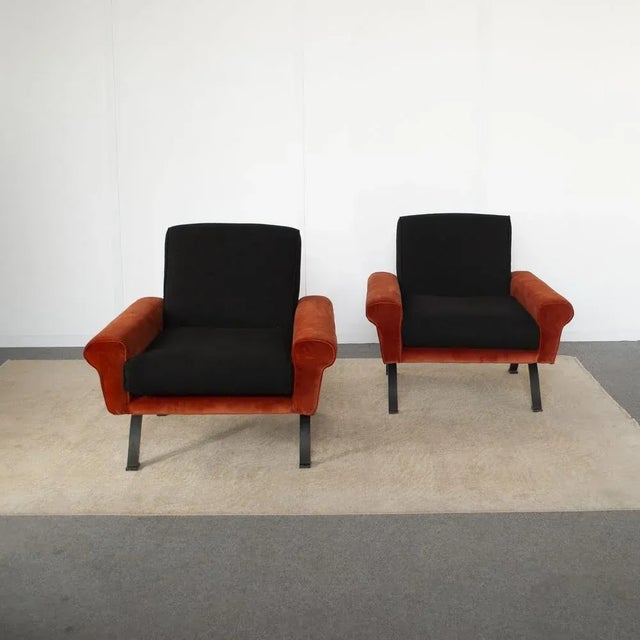 Set of Armchairs by Sergio Saporiti for Saporiti Besnate Italia Brothers, 1960s For Sale - Image 6 of 10