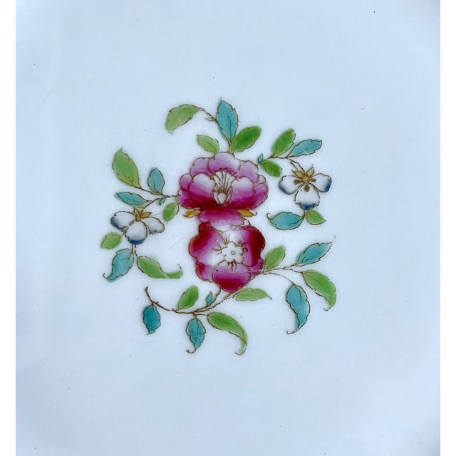 Antique Royal Worcester Silver-Plated Rimmed Plate For Sale In Atlanta - Image 6 of 8