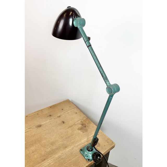 Metal Large Industrial Workshop Table Lamp from Elektrosvit, 1960s For Sale - Image 7 of 18