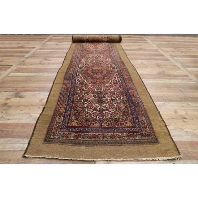 Antique Persian Malayer Rug - 03'05 X 20'05 For Sale In Dallas - Image 6 of 10