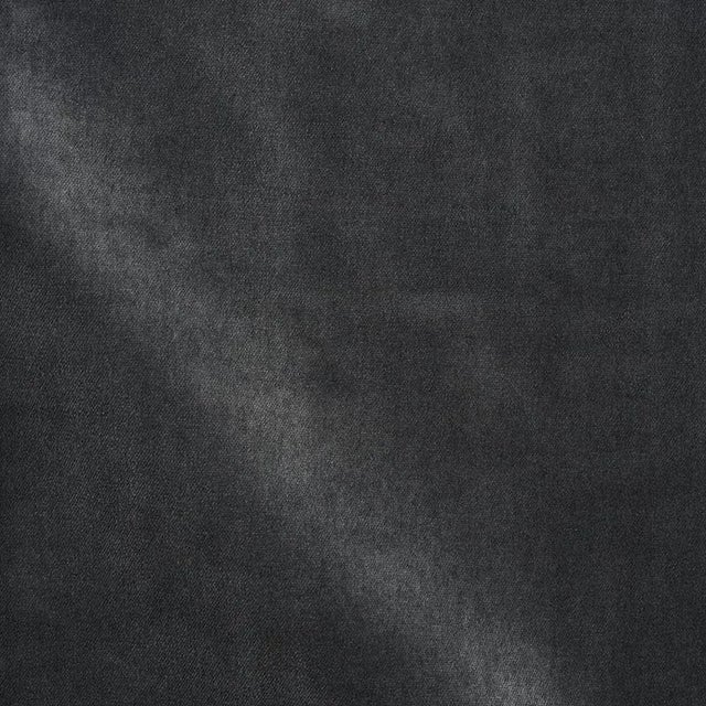 Sample - Schumacher Rocky Performance Velvet Fabric in Asphalt For Sale