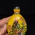 Traditional Late 19th Century Glass Snuff Bottle With Painted Rooster and Flower Motif, 150g For Sale - Image 3 of 9
