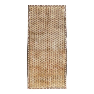 Galerie Shabab Collection Mid-20th Century Turkish Anatolian Wide Gallery Runner For Sale