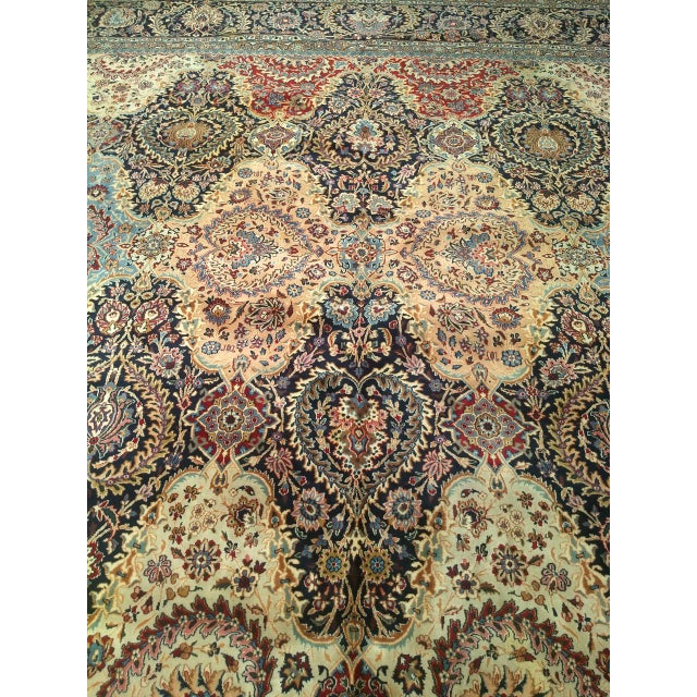 Mid 20th Century Kerman Rug For Sale - Image 14 of 18