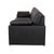 Alba 3-Seater Sofa in Black Leather from Brühl For Sale - Image 14 of 15