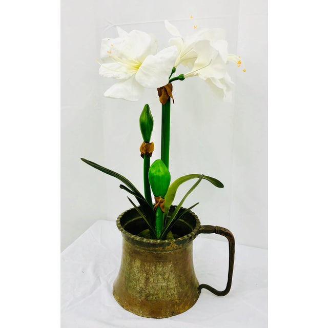 Antique Persian Hammered Copper Vessel For Sale - Image 12 of 13