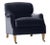 Alcott Chair, Midnight Velvet For Sale - Image 13 of 13