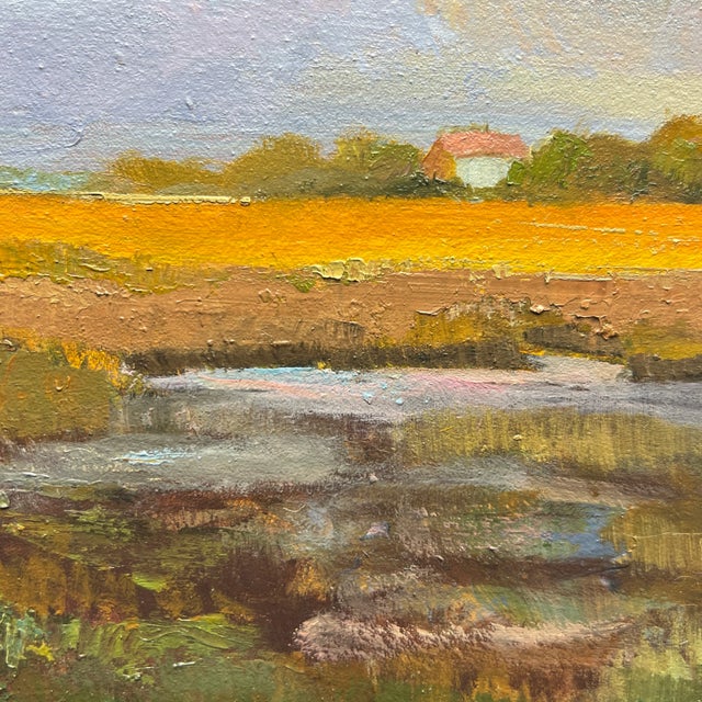 Wood Between Tides, Original Oil Painting by Julia Lawing For Sale - Image 7 of 10
