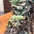 Splendid 20th century vintage Chinese art jade vase sculpture, 26 x 20 cm in various colours on a wooden base. Made with...