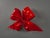 Large Red Gift Bow Hand-Formed from Plastic For Sale - Image 5 of 13