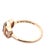Modern 14k Rose Gold Ring With Oregon Center Sunstone & Moonstones, Size 7 For Sale - Image 3 of 4