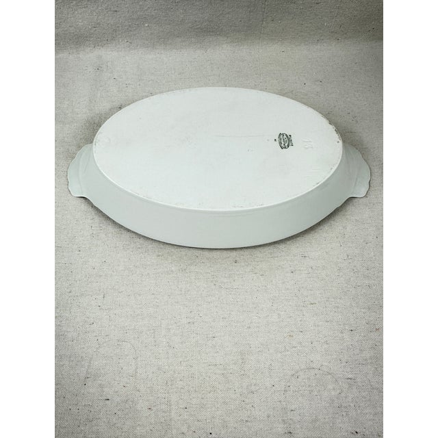 Vintage Exotic Birds Gratin Dish For Sale - Image 10 of 12
