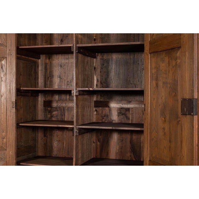 Large 19th Century French Monastery Pine Cabinet, 1890 For Sale - Image 13 of 15
