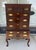 1990s 1990s Henkel Harris Solid Mahogany Highboy Model No. 145, 146, and 147 For Sale - Image 5 of 18