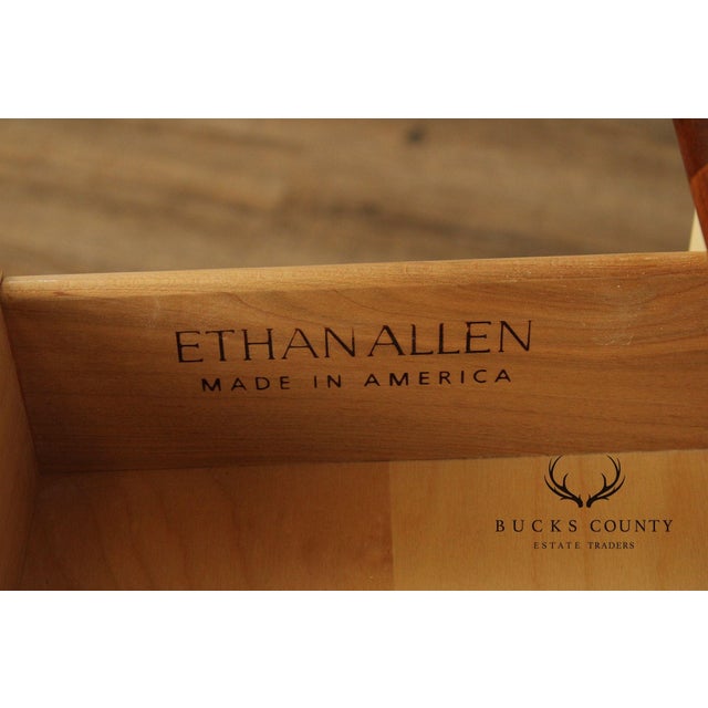 Ethan Allen 'Country Crossings' One-Drawer Side Table For Sale - Image 16 of 18