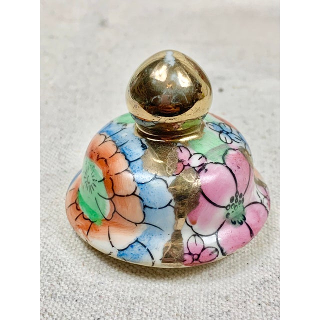 Vintage Small Floral Ginger Jar For Sale - Image 11 of 13