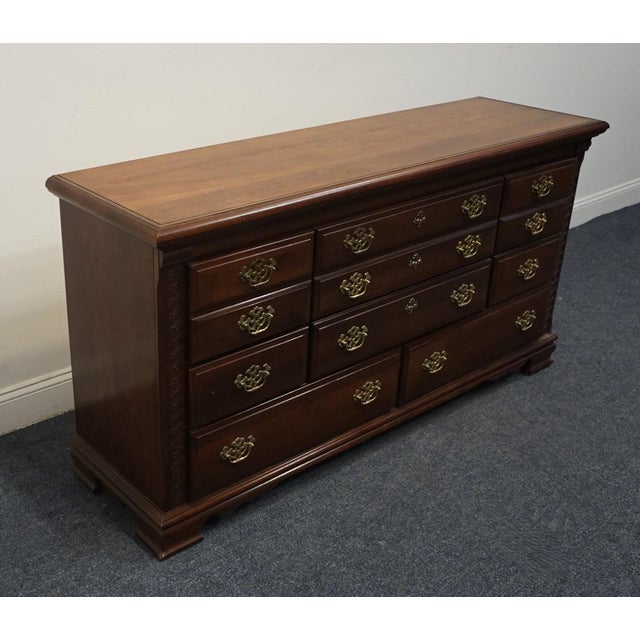 VAUGHAN BASSETT Traditional Chippendale Style 63" Triple Dresser 30-002 33" High 63.5" Wide 18" Deep We specialize in high...